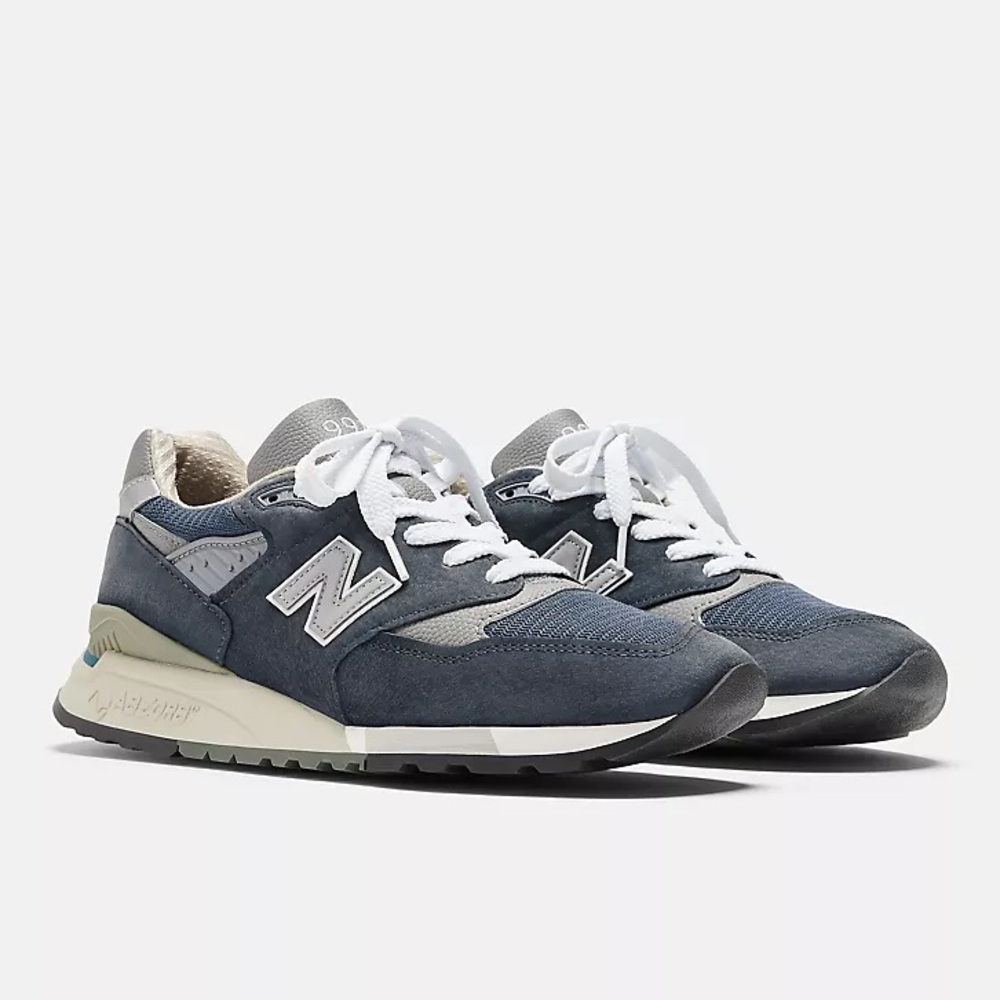New Balance Made in USA 998 Navy/Chrome Blue - Picture 2 of 7